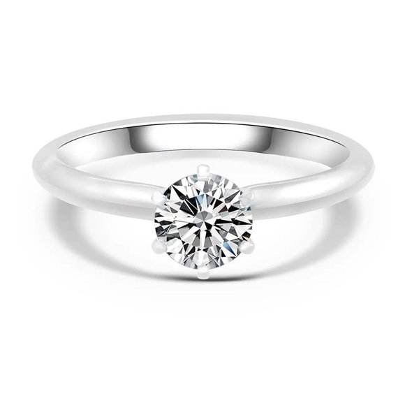 Certified 1ct. t.w. Diamond Solitaire Engagement Ring - Picture 7 of 16
